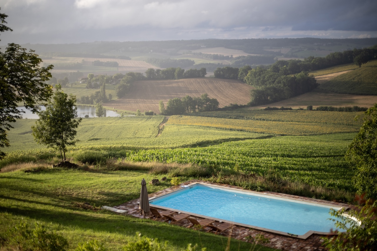 Bernadou holiday home with views over the French countryside